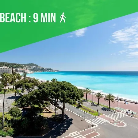 Panoramic Sea View - Air-Conditioning - Balcony - Tramway - 2 Bedrooms - Wifi - Fully Equipped Kitchen Nice Exterior photo